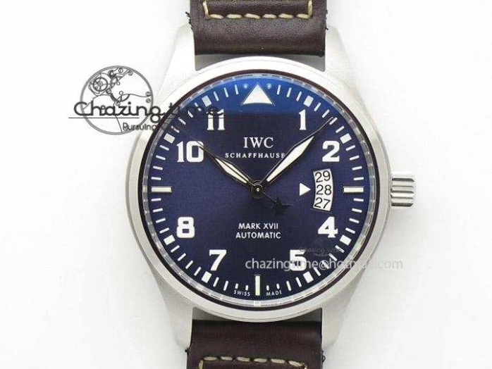 MIROTIME 0418 Efficient Mark XVIII Le Petit Prince IW327001 SS MKS 1:1 Best Edition White Dial On Leather Strap MIYOTA9015 V 7220